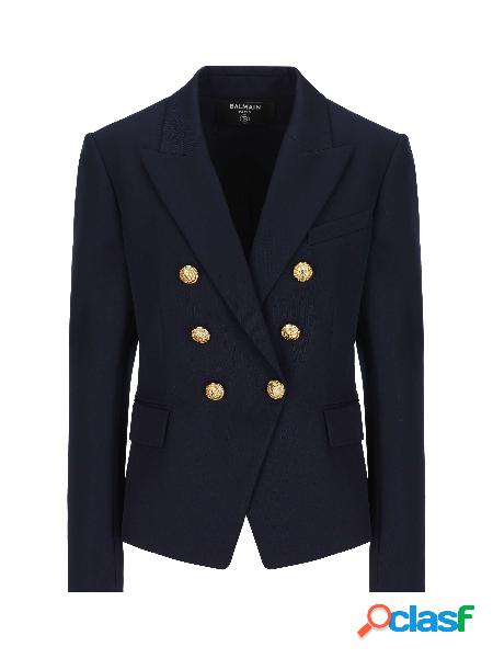Blazer A Un Bottone In Lana