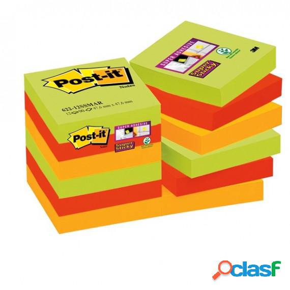 Blocco foglietti Post it Super Sticky - colore Marrakesh -