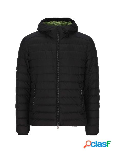 Bomber in nylon lavato e abbigliamento sportivo ultraleggero