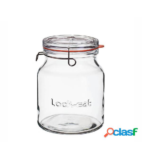 Bormioli Luigi Lock Eat Set 6 Vasi 2L Con Tappo Ermetico in