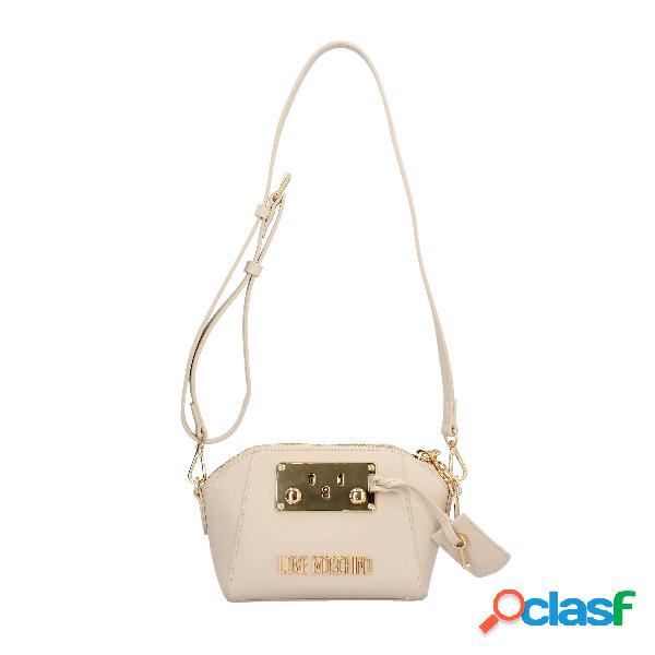 Borsa a tracolla in ecopelle - Avorio / TU