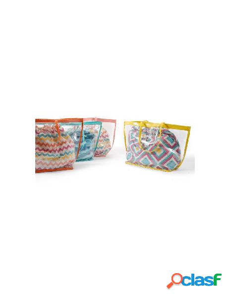 Borsa in vernice con sacca 3ass