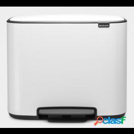 Brabantia Bo Pedal Bin, 11 + 23lbianco