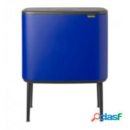 Brabantia Bo Touch Bin 11+23 Mineral Powerful Blue