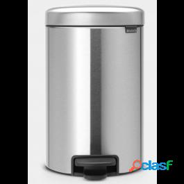 Brabantia Pedal Bin Newicon 12l, Anti-impronteinox Satinat