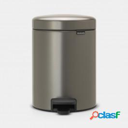 Brabantia Pedal Bin Newicon 2 x 2 Litri - Platinum