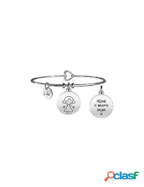 Bracciale KIDULT FAMILY in acciaio 316L - 231564 - MUM