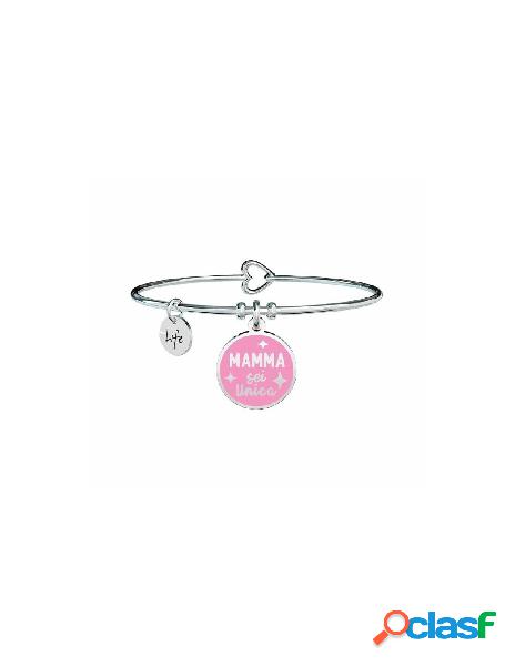 Bracciale KIDULT FAMILY in acciaio 316L - 731613 MAMMA SEI