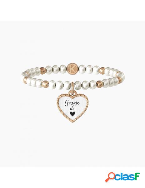 Bracciale KIDULT LOVE 732101 Cuore Grazie