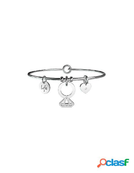 Bracciale KIDULT LOVE in acciaio 316L e cristalli - 231576