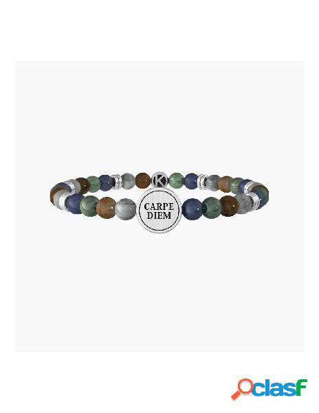 Bracciale KIDULT uomo PHILOSOPHY 732118 con pietre "carpe
