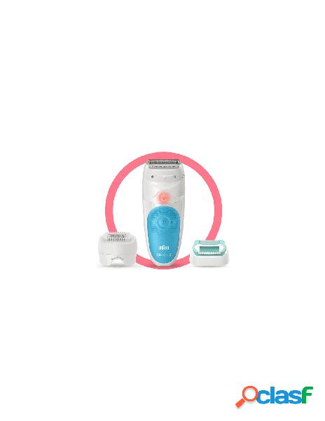 Braun - epilatore braun 5 610 silk epil 5 bianco e azzurro