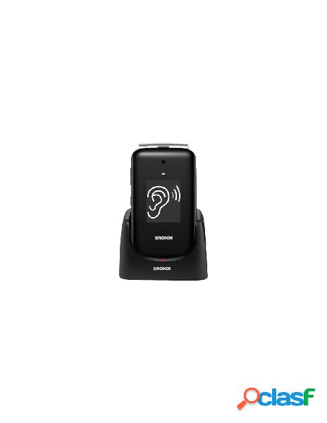 Brondi - cellulare brondi amico supervoice black e silver