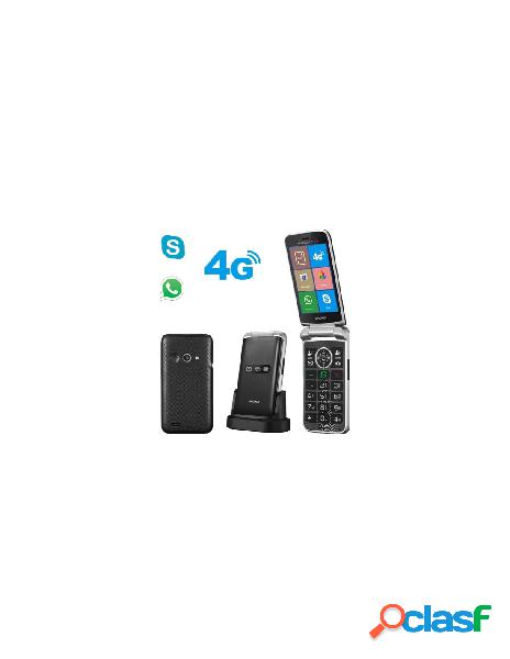 Brondi - smartphone brondi 10278040 amico flip 4g+ nero