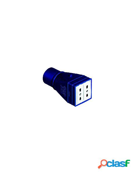 Bticino - adattatore elettrico bticino 052107 blu