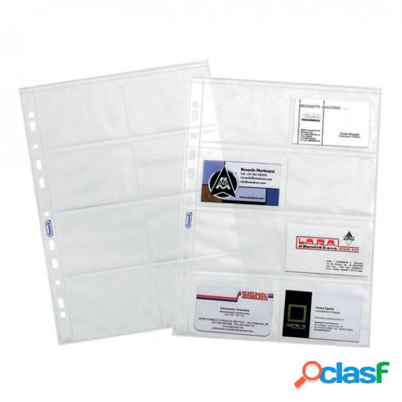 Buste forate Portabiglietti - 8 Tasche - 22,2x31,2 cm -