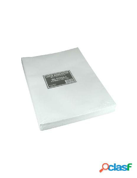 Bustone con 50 fogli piegati 100x140 bianchi 80 gr.