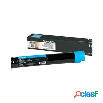 C950x2cg cartuccia toner original ciano 1 pezzo(i)