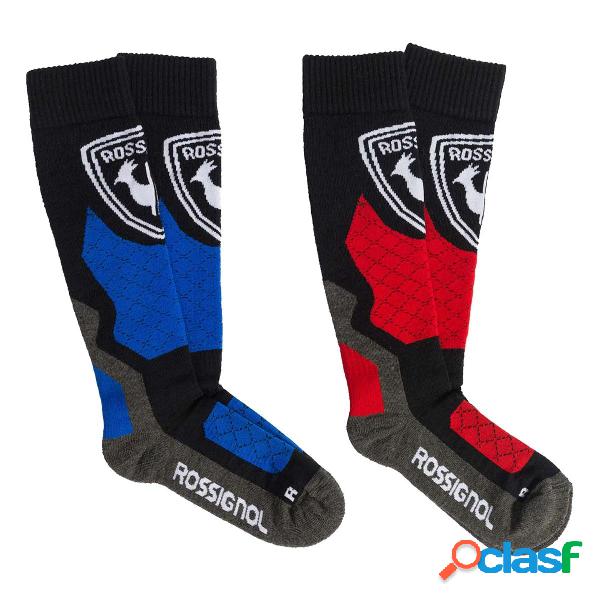 Calze Sci Rossignol Thermotech due paia (Colore: SPORTS RED,