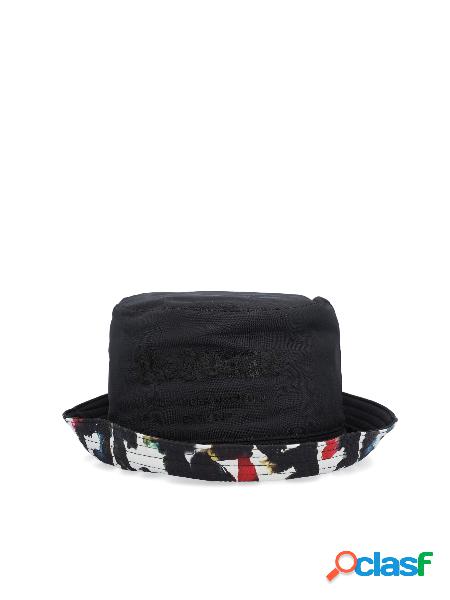 Cappello Da Pescatore Reversibile Graffiti Acquerello da