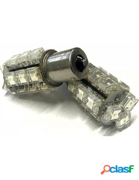 Carall - coppia 2 lampade led ba15s 1156 p21w con 18 f5
