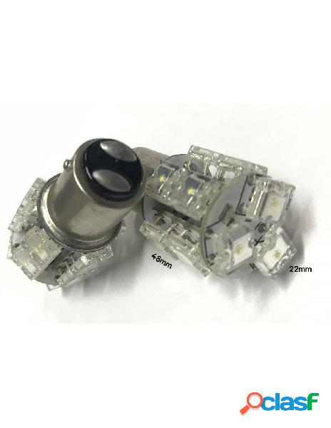 Carall - coppia 2 lampade led bay15d 1157 p21/5w con 13 f5