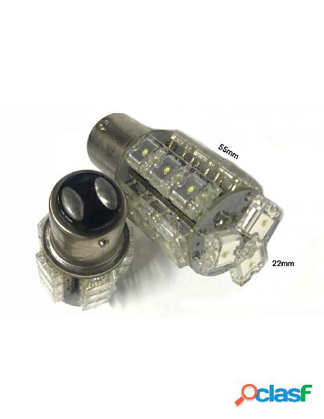 Carall - coppia 2 lampade led bay15d 1157 p21/5w con 18 f5