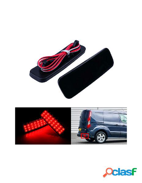 Carall - kit 2 fanali posteriori a led nero fume per ford