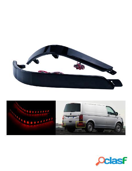 Carall - kit 2 fanali posteriori a led nero fume per vw