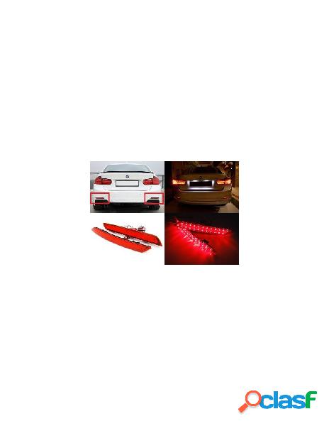 Carall - kit 2 fanali posteriori a led rosso per bmw serie 3