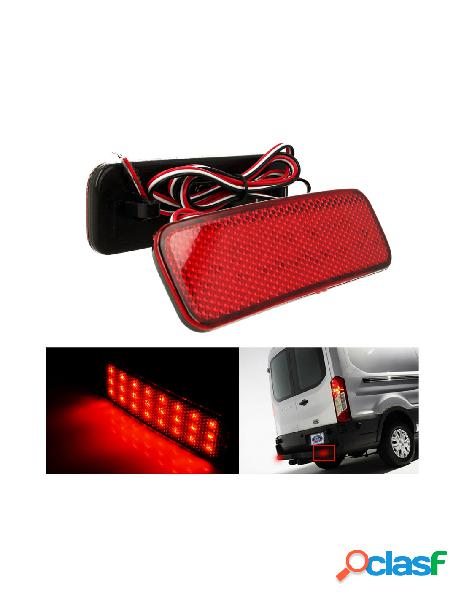 Carall - kit 2 fanali posteriori a led rosso per ford