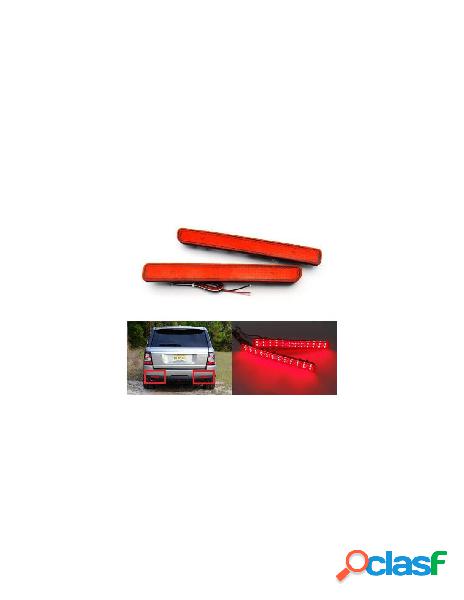 Carall - kit 2 fanali posteriori a led rosso per land rover
