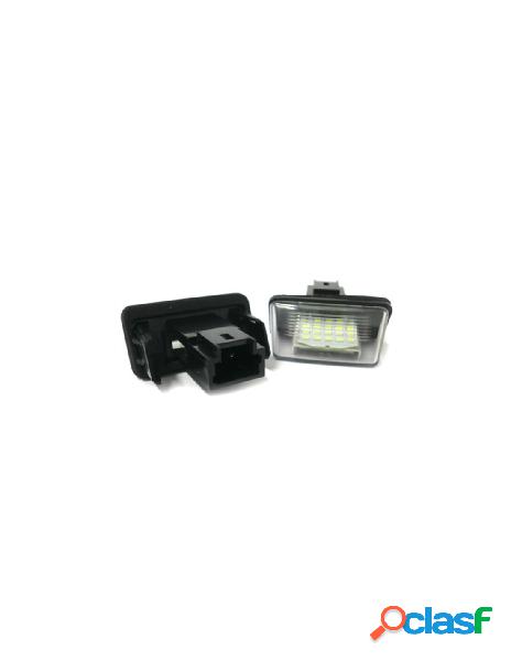 Carall - kit luci targa led peugeot 206 plus 207 407 406 306