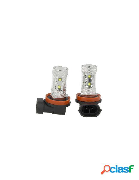 Carall - lampada led h11 pgj19-2 h16 pgj19-3 50w 12v 24v per