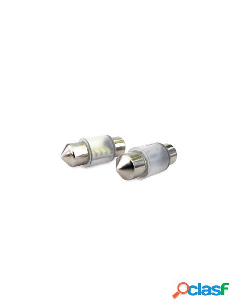 Carall - lampadina led micro siluro t11 28mm 12v 1w bianco