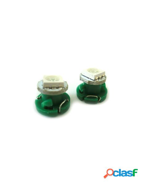Carall - lampadina led t4.7 1 smd 5050 verde luci cruscotti