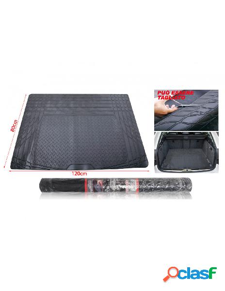 Carall - tappeto per baule auto misura 120x80cm gomma