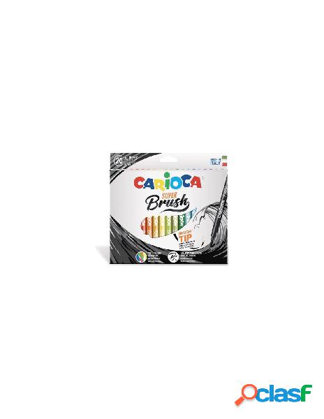 Carioca - pennarelli disegno carioca 42968 super brush