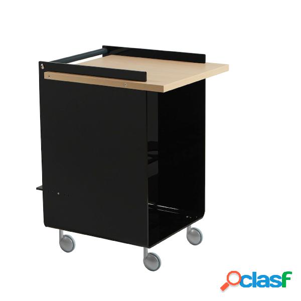 Carrello Cucina Portavivande Struttura in Metacrilato NERO