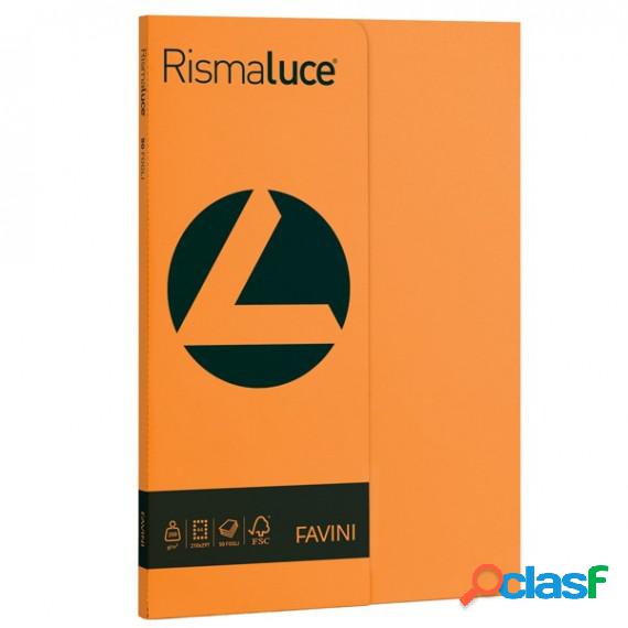 Carta Rismaluce Small - A4 - 200 gr - arancio 56 - Favini -