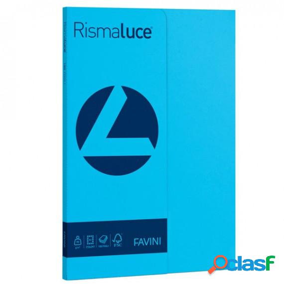 Carta Rismaluce Small - A4 - 90 gr - azzurro 55 - Favini -