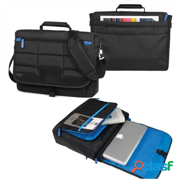 Cartella p/notebook in tessuto - extra strong - nero -