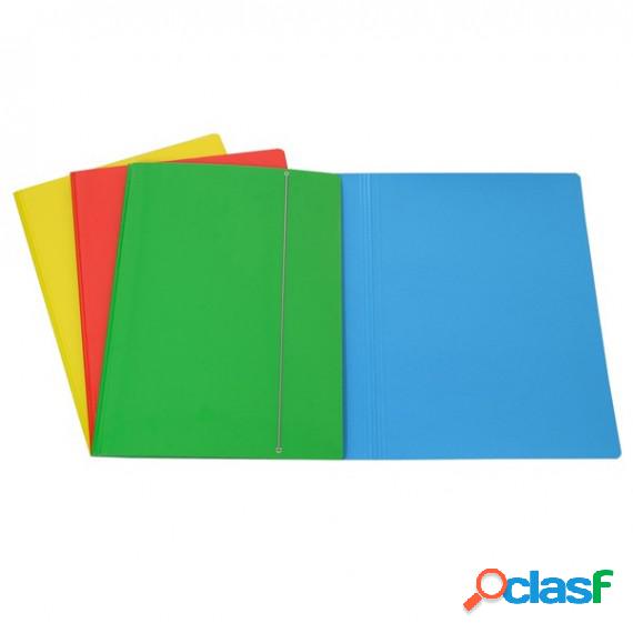 Cartellina con elastico - cartone plastificato - 35 x 50 cm