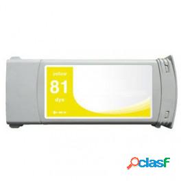 Cartuccia Hp 81 Giallo C4933A Rigenerata Per Hp Designjet