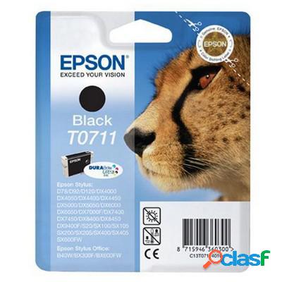 Cartuccia originale Epson C13T07114011 T0711 Ghepardo NERO