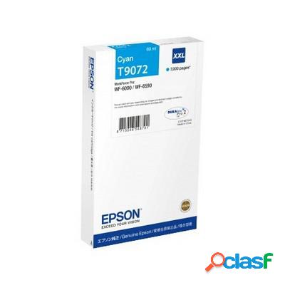 Cartuccia originale Epson C13T907240 T9072 XXL CIANO