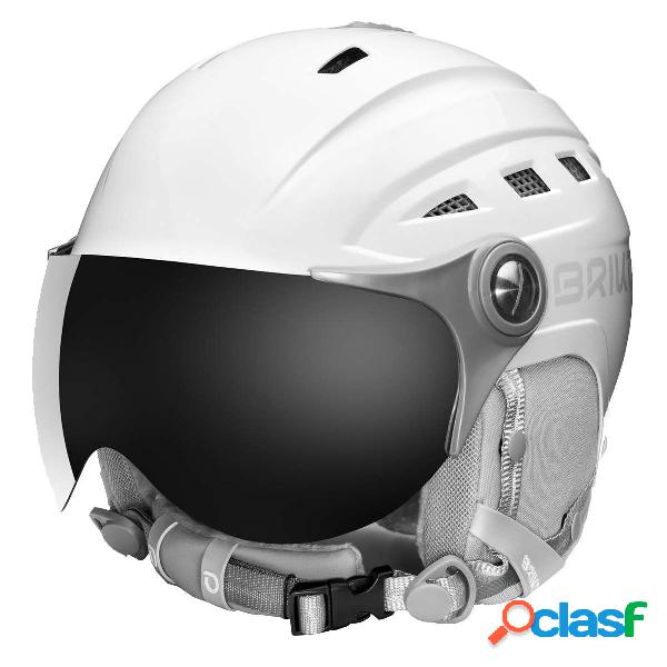 Casco da sci Briko Zante Visor (Colore: SHINY PEARL WHITE,