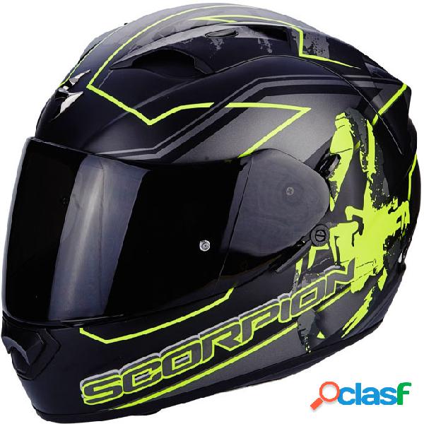 Casco integrale Scorpion Exo 1200 Air Solis in fibra Nero