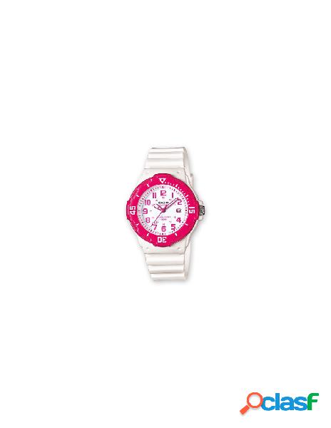 Casio - orologio casio collection lrw 200h 4bvef bianco e