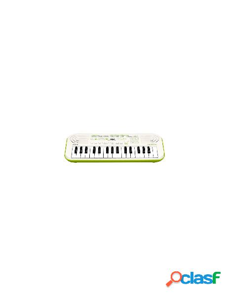 Casio - tastiera musicale casio mini sa 50 bianco e verde